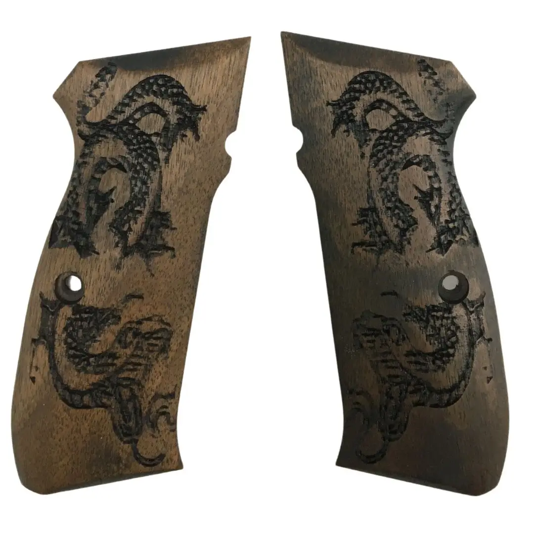 

Colt 1911 Fingerprinted Walnut Grips