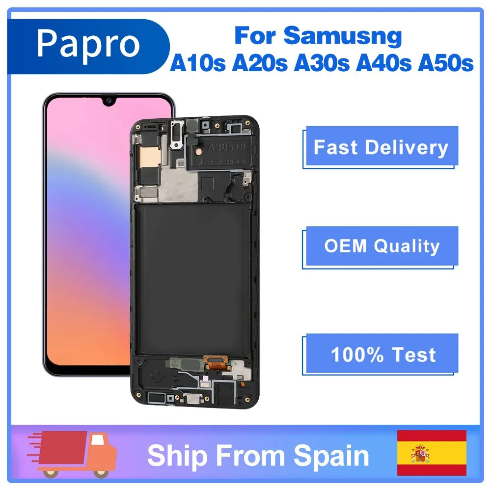 ЖК-дисплей для Samsung Galaxy A10s/A20s/A30s/A40s/A50s | Мобильные телефоны и аксессуары