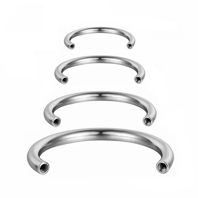 Кольцо для пирсинга Kenbao G23 с внутренней резьбой круглые штанги 14 г из титана 16 50