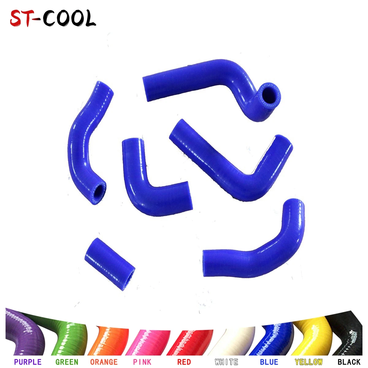 

FOR Husqvarna TE / TC / TXC / SMR 310 2006-2009 2007 2008 Radiator Coolant Silicone Hose Tube Pipe Kit 6Pcs 10 COLORS