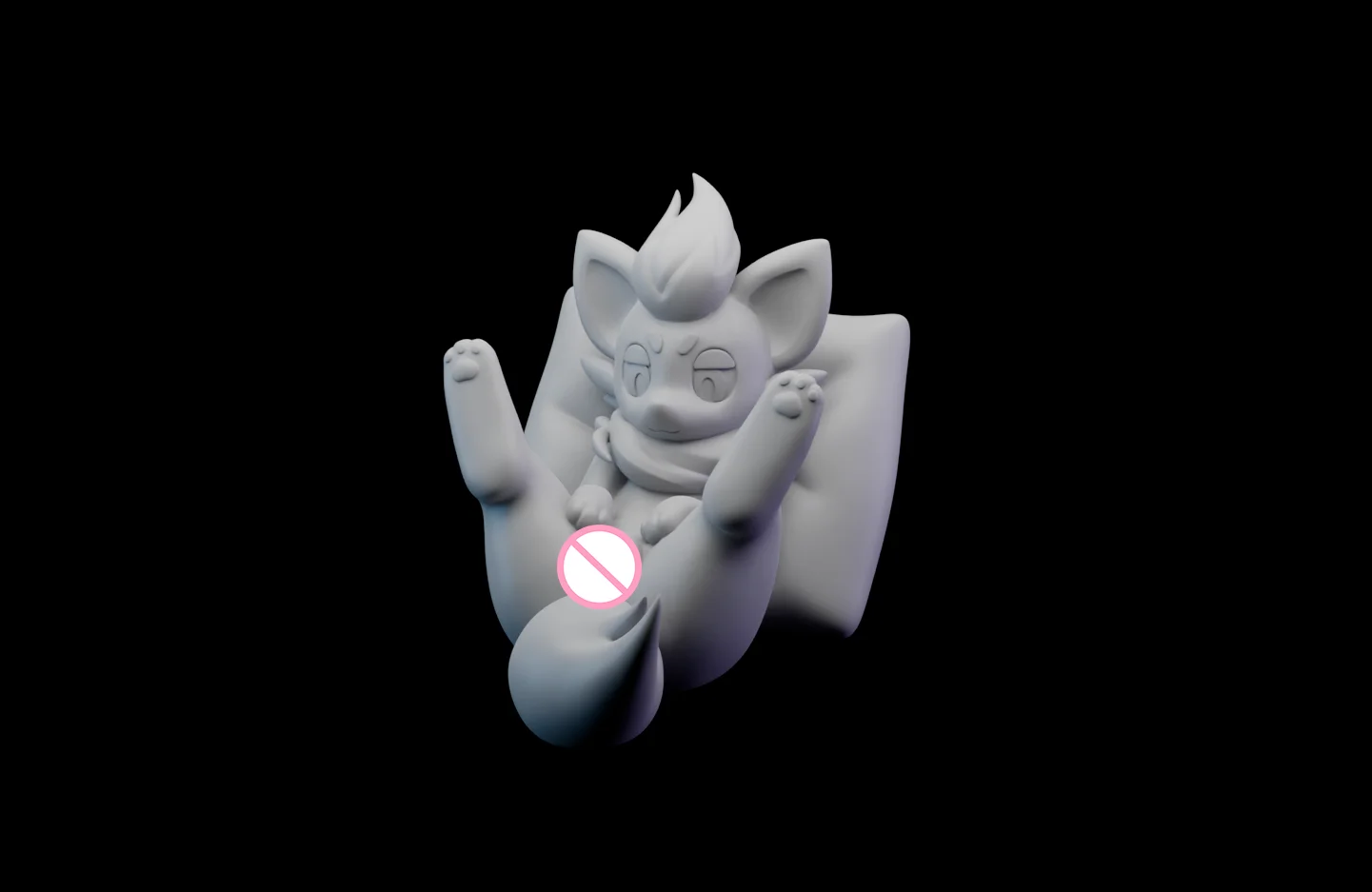 Figurine for painting mythical Pokemon♀| | from resin collectible figure Model Building Kits