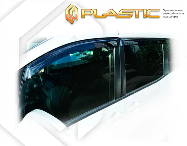 Ветровики дверей Toyota Noah 2014-2017 Classic полупрозрачный |