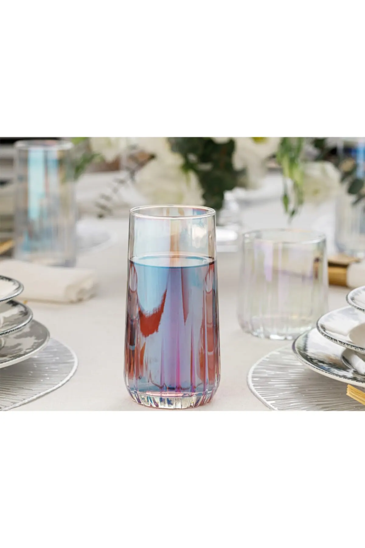 

Rio Glass 4 Pcs Soft Drink Glass 360 Ml Color Pattern: Rio Color: Colorful Size: 360 ml Collection/Theme: Luxury Material:Glasss