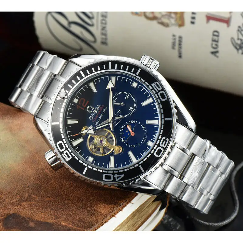 Модная марка Tomahi 2 - eyes Омега Механические часы Мужские Трансграничный кварц