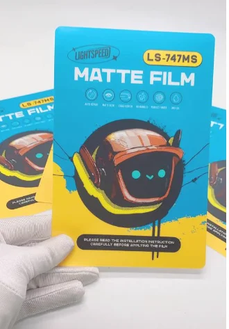 

50pcs hd hydrogel film and 50 pcs matte film
