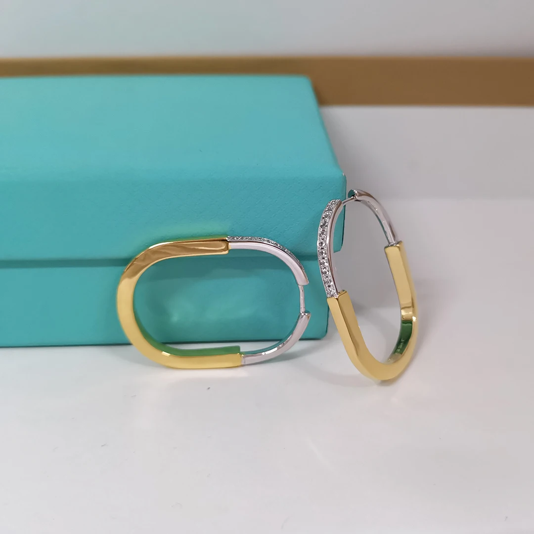 2023 Trend Hoops Earrings For Women Luxury Charms Party U Shaped Ear Studs Fashion Jewelry Gift Free Shipping Items