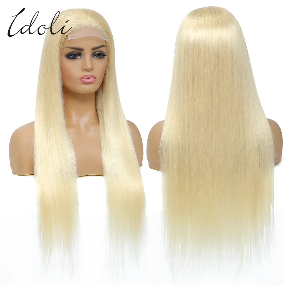 613 Прозрачный HD кружевной передний al парик плотность 180% человеческие волосы