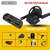 bafang motor m325 50 4v 500w mid drive motor electric bike conversion kits mm g341 500 c engine with 19ah samsung 21700 cells