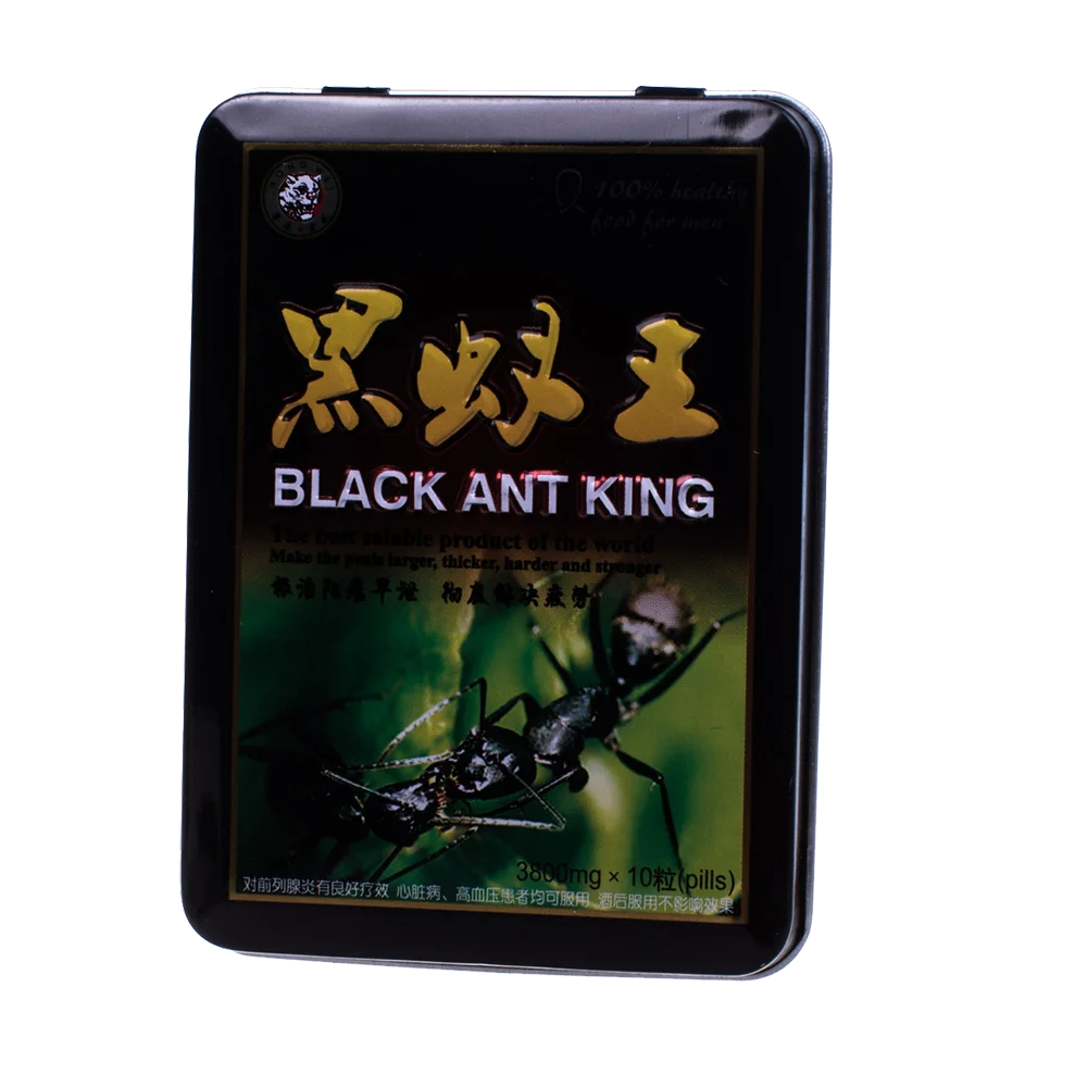 Препарат для потенции "черный муравей (Black Ant King)". Черный Королевский муравей таблетки. Королевский черный муравей "Black Ant King" 10 таб. Блэк ант Кинг китайский препарат. Таблетки муравей для мужчин отзывы