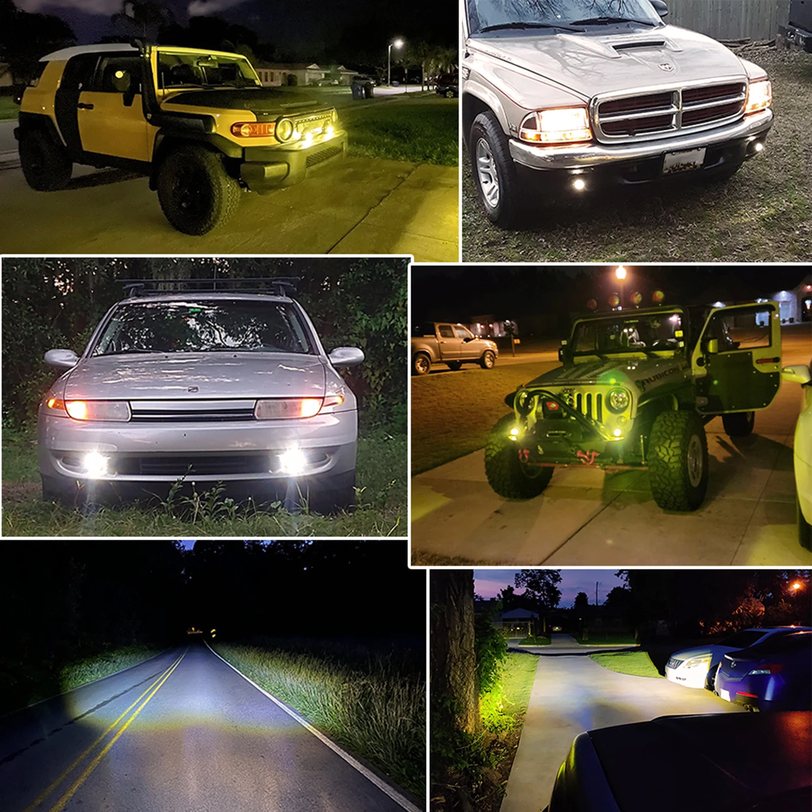 2 Предмета S1 Мотоциклетные светодиодные фары дальнего света 60 Вт Янтарный/Белый