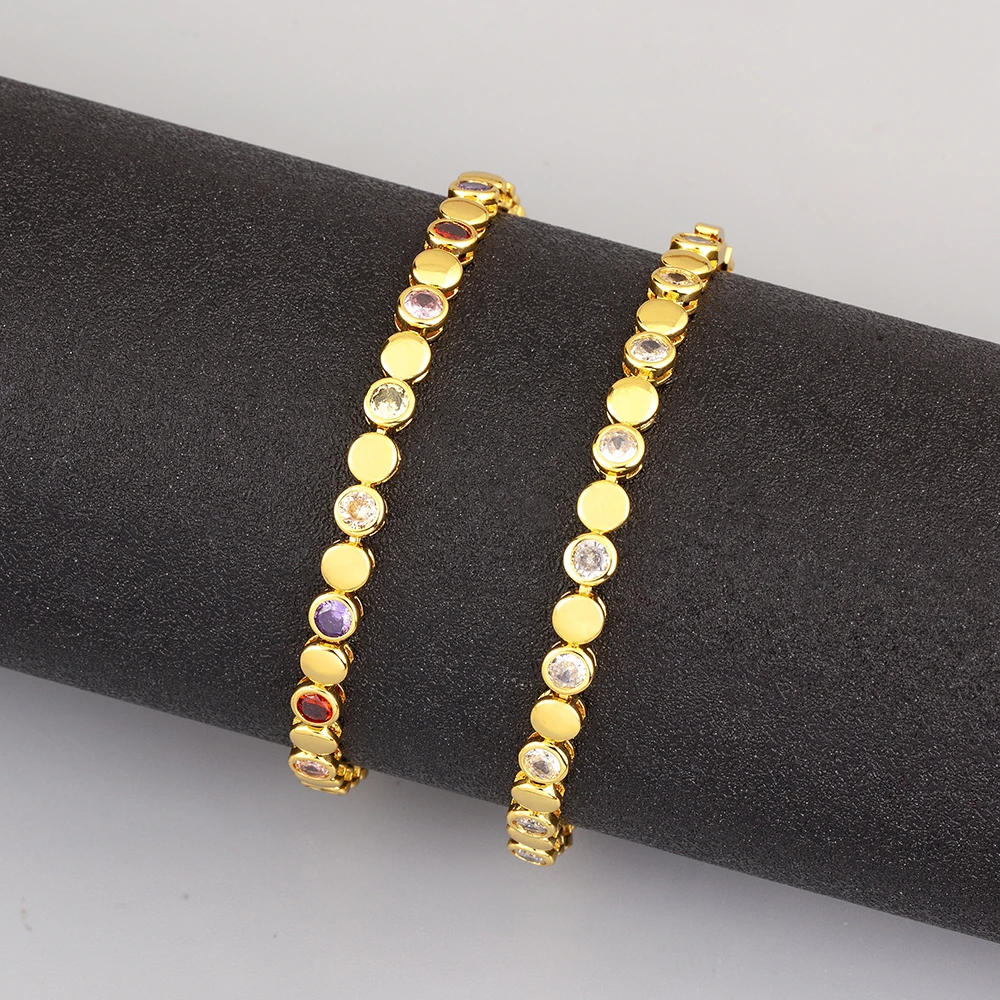 Nidin новые модные высококачественные Медные инкрустированные красочные