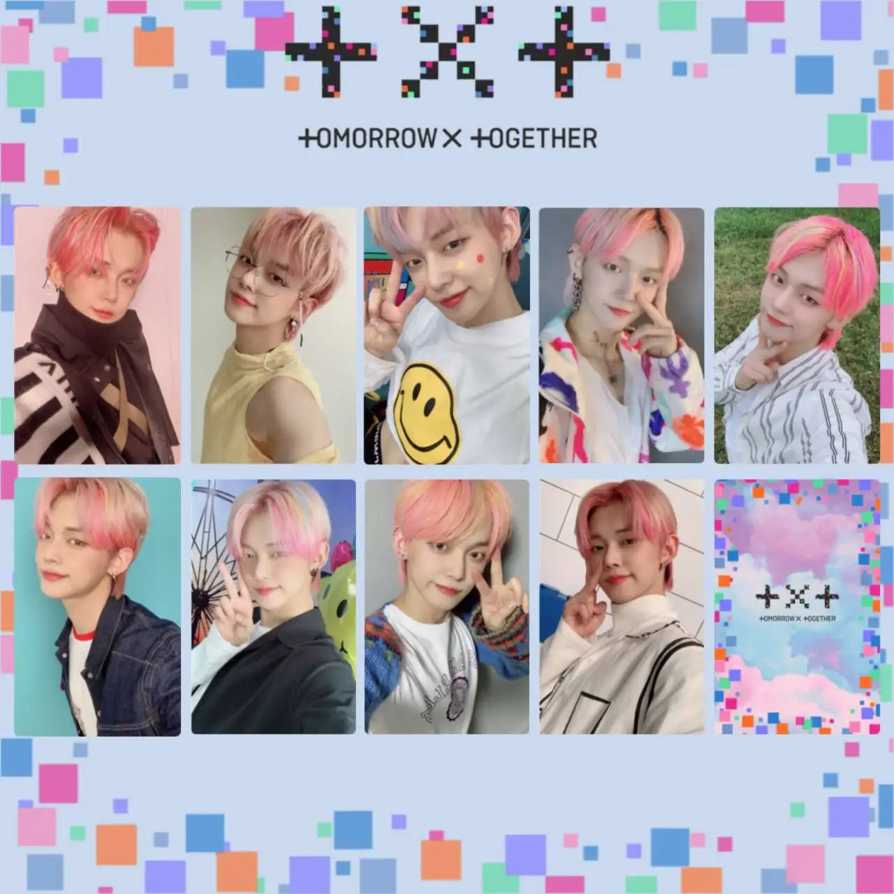 8 шт./комплект закладка для карточек TXT Minisode для коллекционирования.