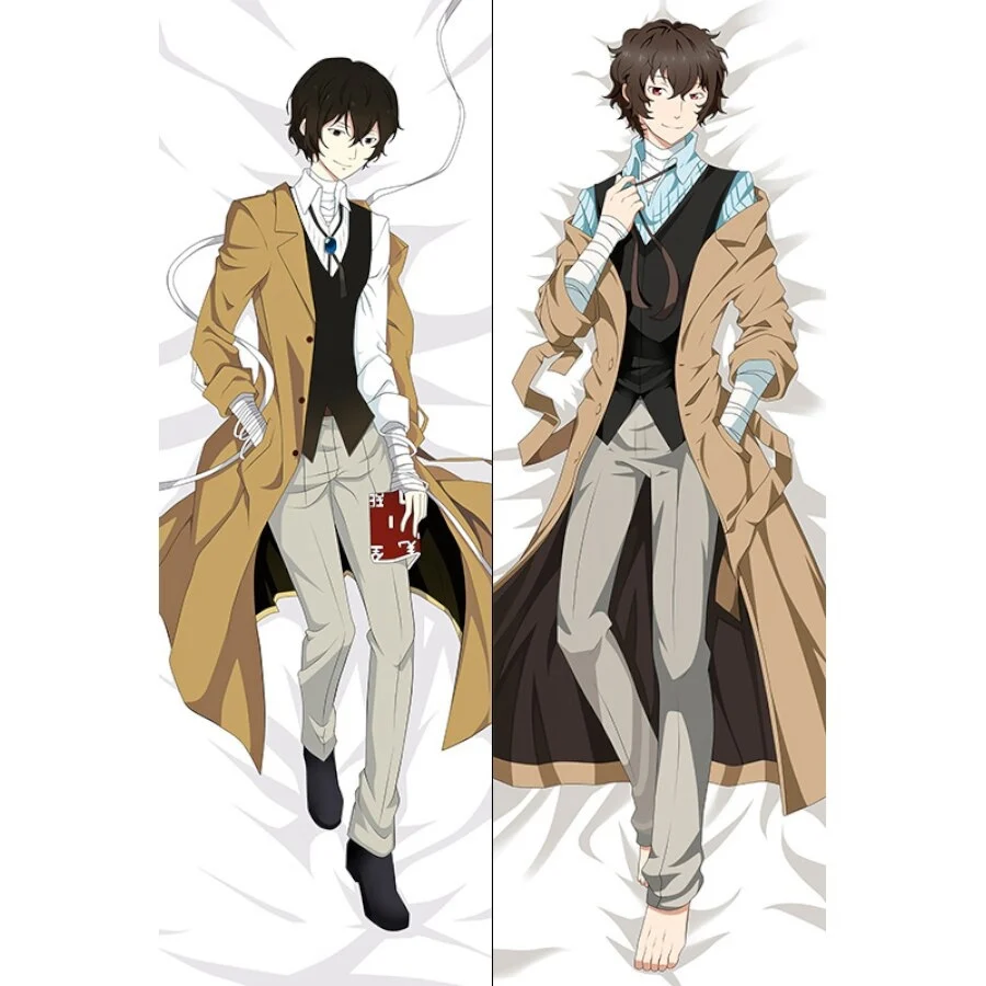 Дакимакура аниме Великий из бродячих псов - Осаму Дазай | наволочка