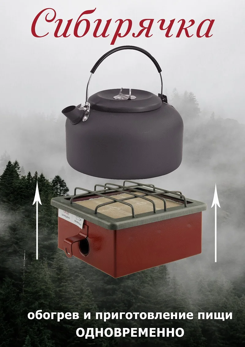 Обогреватель газовый ГИИ &quotСибирячка&quot 2 3 кВт в кейсе+рукав |