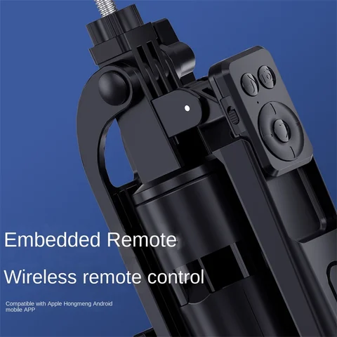 Штатив для камеры с подсветкой для смартфона, подставка для штативов с беспроводным Bluetooth, кронштейны для селфи с держателем для телефона для видеоблогов/видео