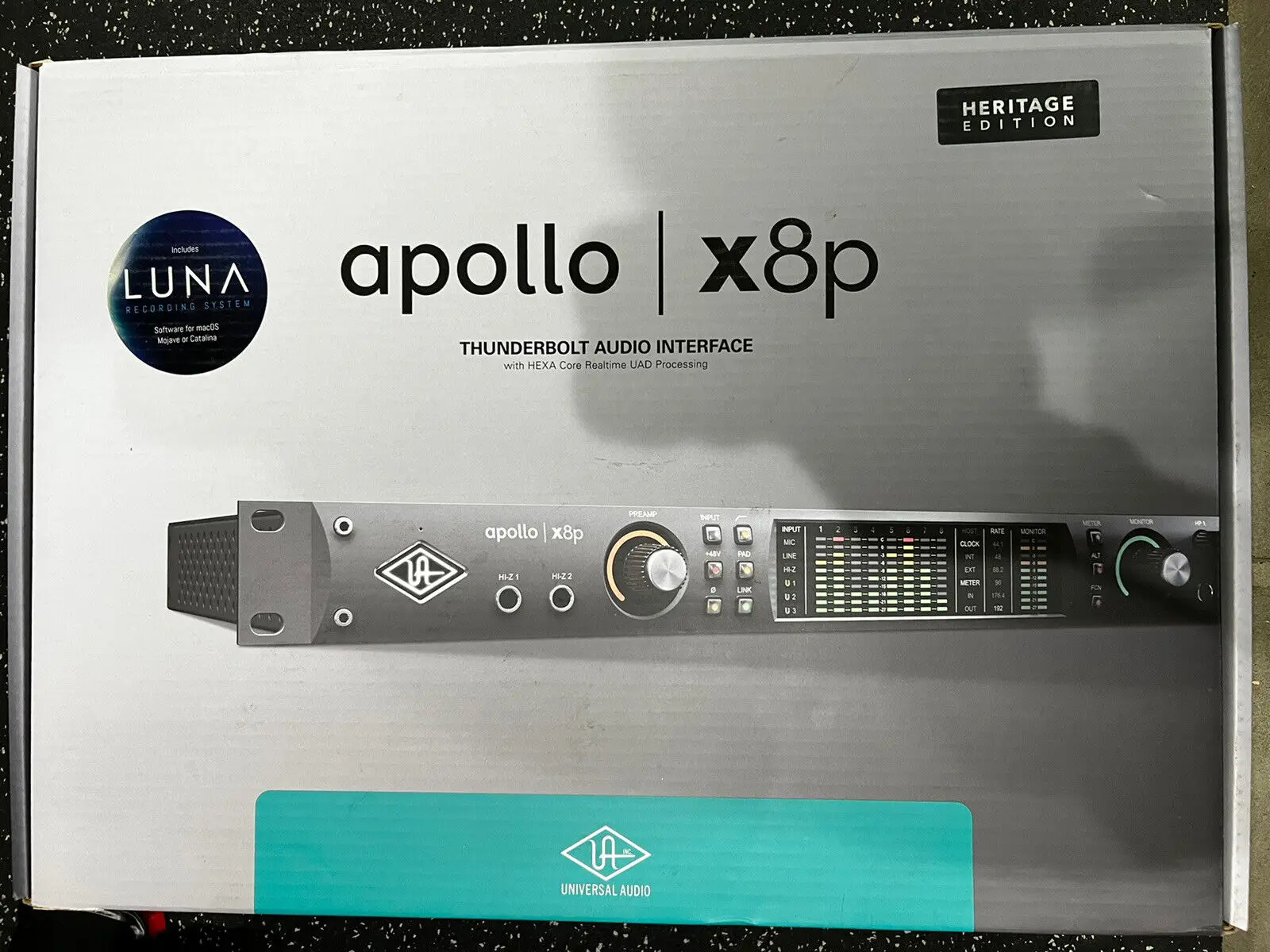 

(Новинка) Универсальный аудио Apollo x8p монтажный интерфейс Thunderbolt 3