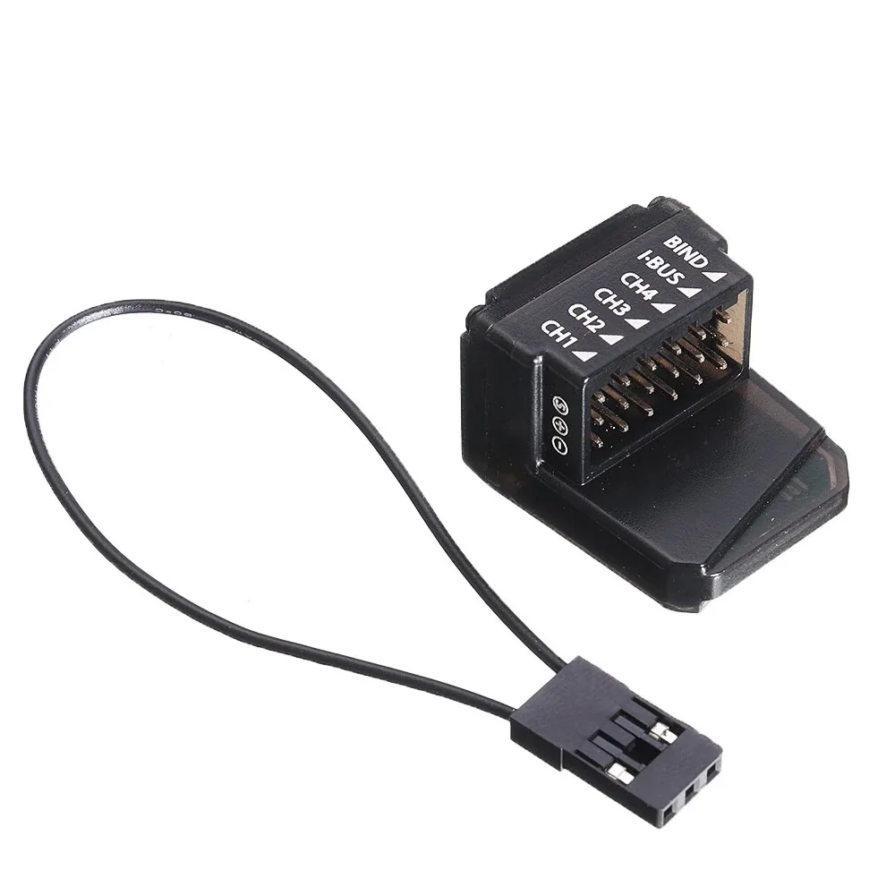 

Flysky FGr4S V2 Receiver Built-in Single-Antenna Bidirectional PPM / IBUS Output for NB4 PL18 RC Transmitter