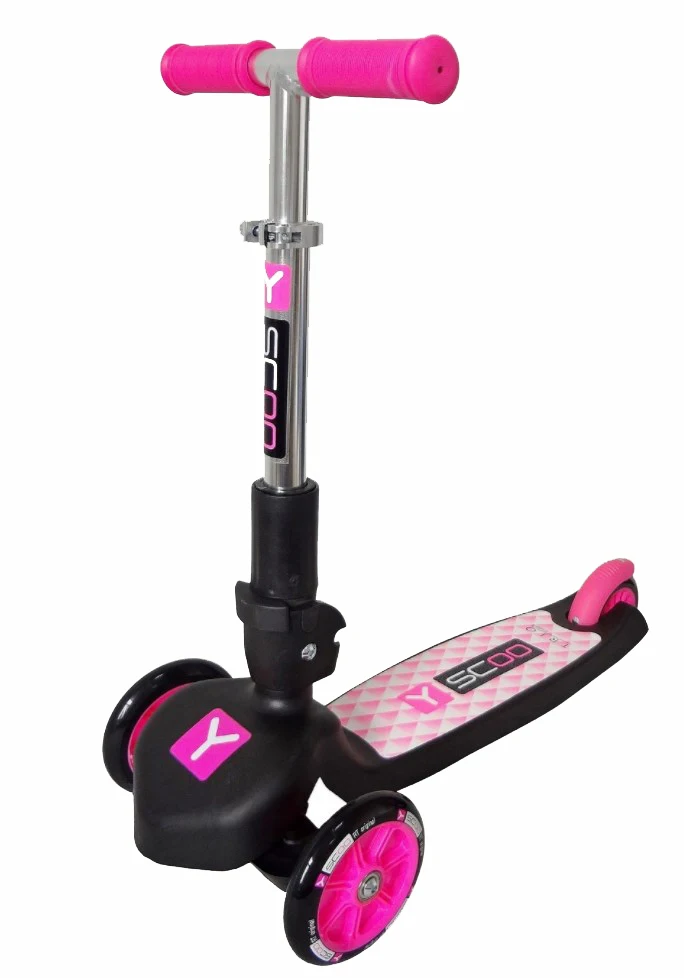 Самокат Y-Scoo Trio Maxi 120 Pink | Самокаты