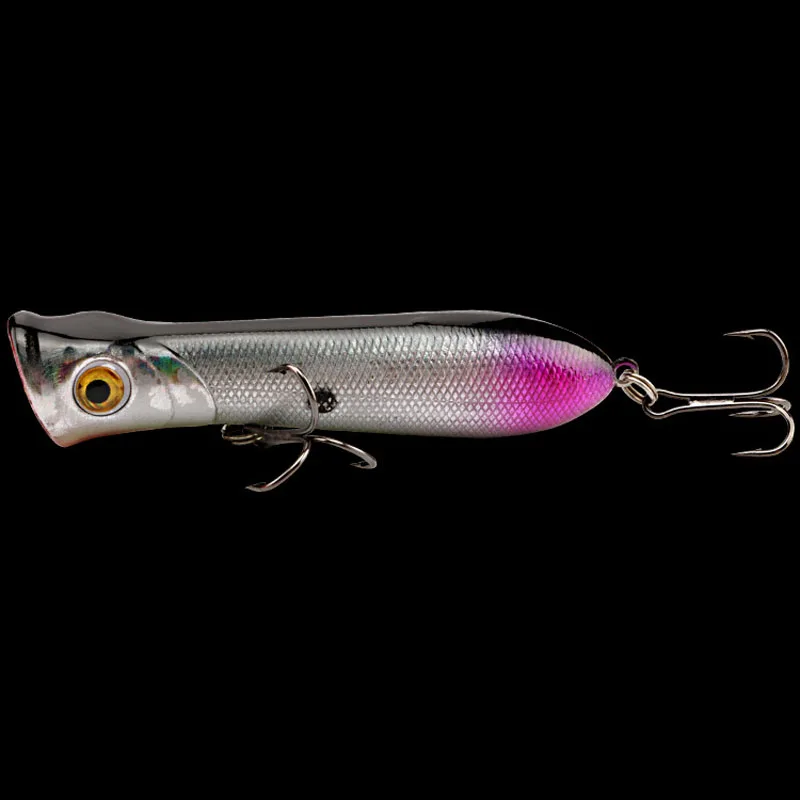 5PCS Lot Topwater Lure Fishing Big Mouth Popper 11.7g  Luya Bait Top Water Floating Fishing Tackle 3D Eyes Bass Sea Treout enlarge