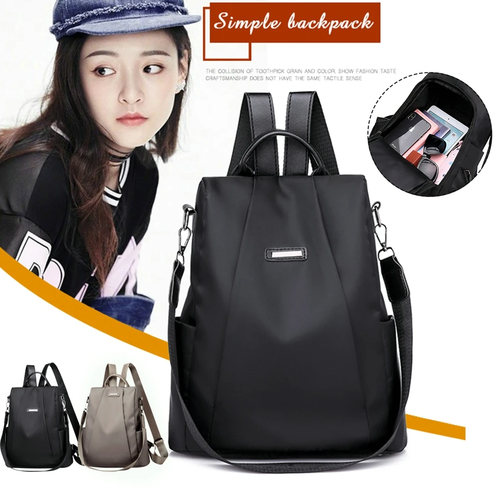 

Handbag Backpack Travel Waterproof Women Cloth Oxford Shoulder Anti-Theft Larger Bag Hot Shoulder Capacity Schoolbag Bag