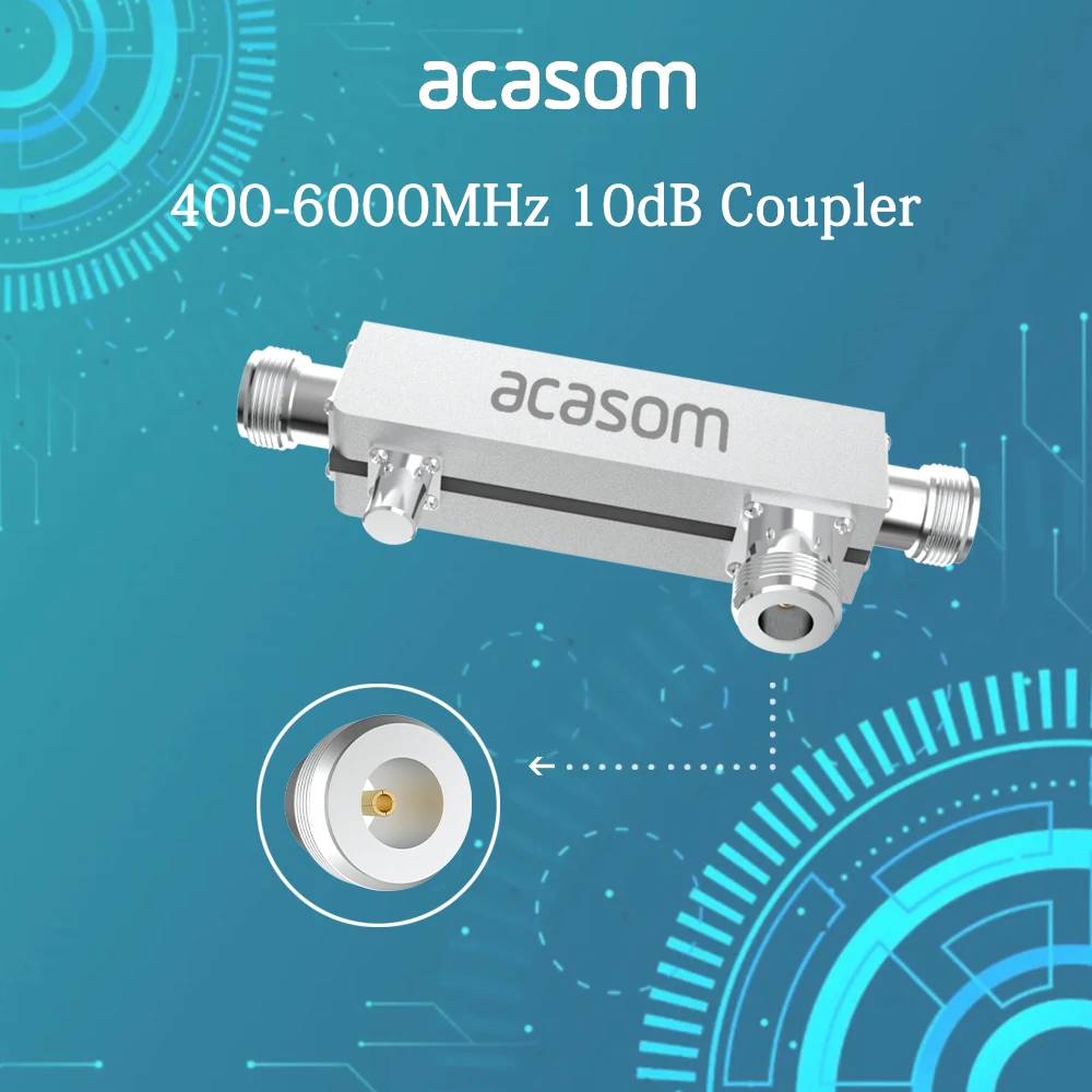 

Направленный соединитель ACASOM 5 дБ 400-6000 МГц N-коннектор