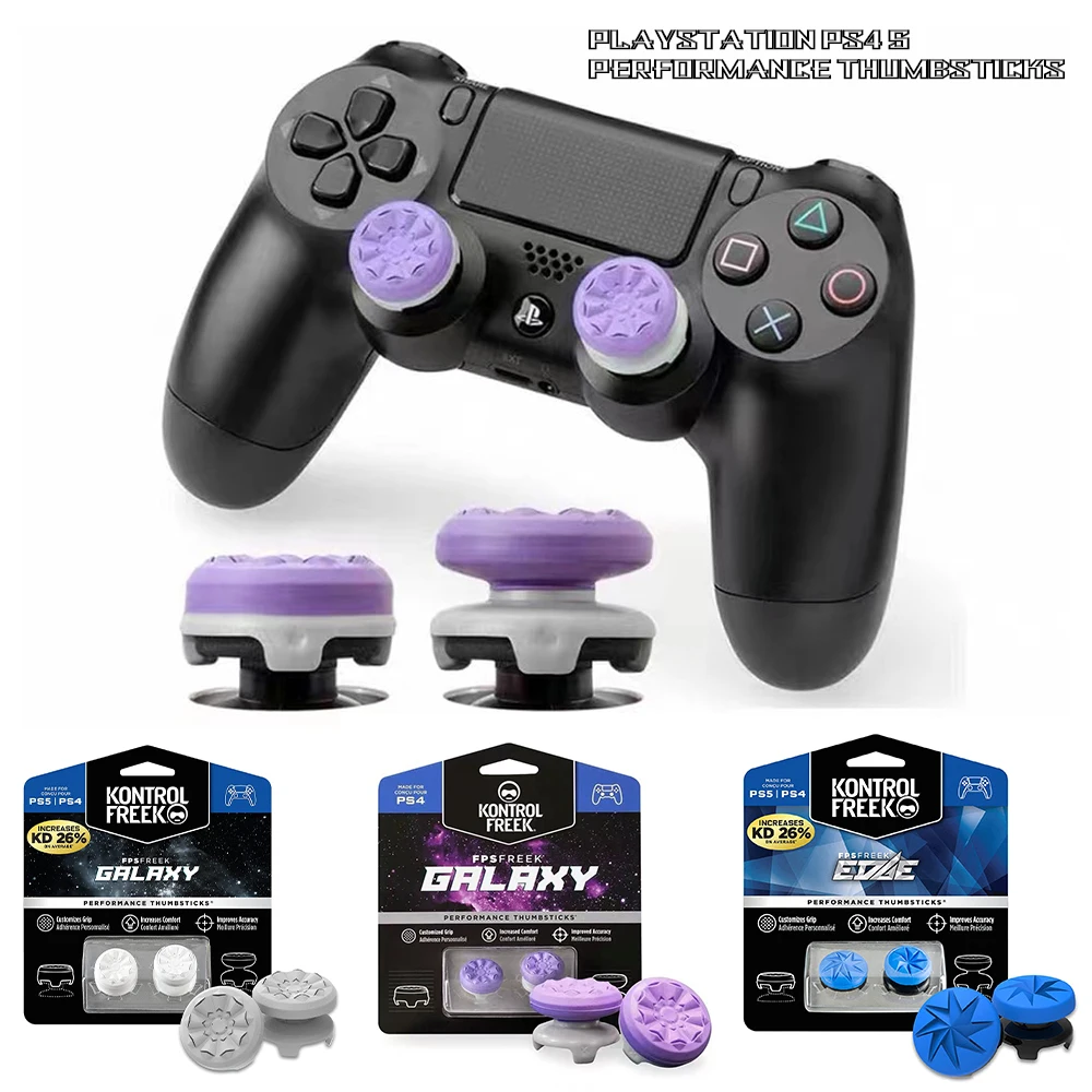 

KontrolFreek FPS Freek Galaxy for Playstation PS4 5 High-Rise Analog Stick Joystick Controller Performance Thumbsticks