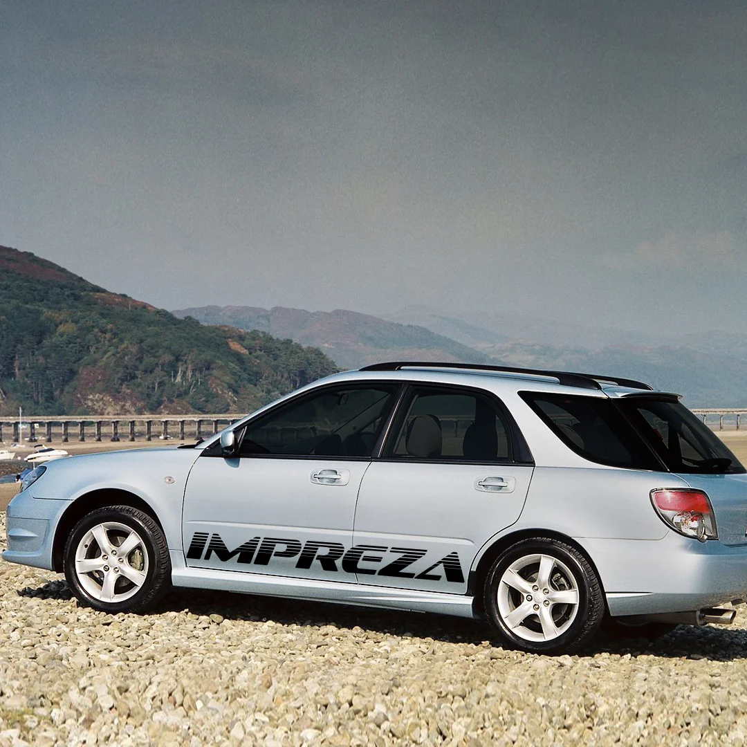 Комплект наклеек на SUBARU IMPREZA наклейка борта виниловые наклейки для СУБАРУ