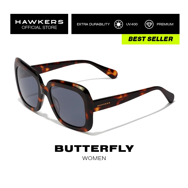 HAWKERS Gafas de sol Night Butterfly CAREY para mujer. Proteccion UV400 y producto oficial diseñado en España