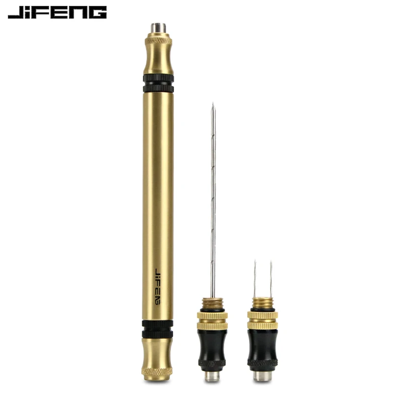 

JIFENG Cigar Needle Ventilation Needle Cigar Smoke Drill Hole Puncher Smoker Pine Smoke Needle Portable Copper Smoke Needle