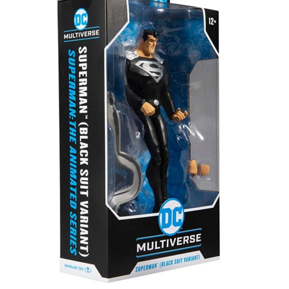 McFarlaned DC-ed Comics-ed Figure-ed 7Inchs Animated Adventure-ed Black Superman-ed | Action Figures