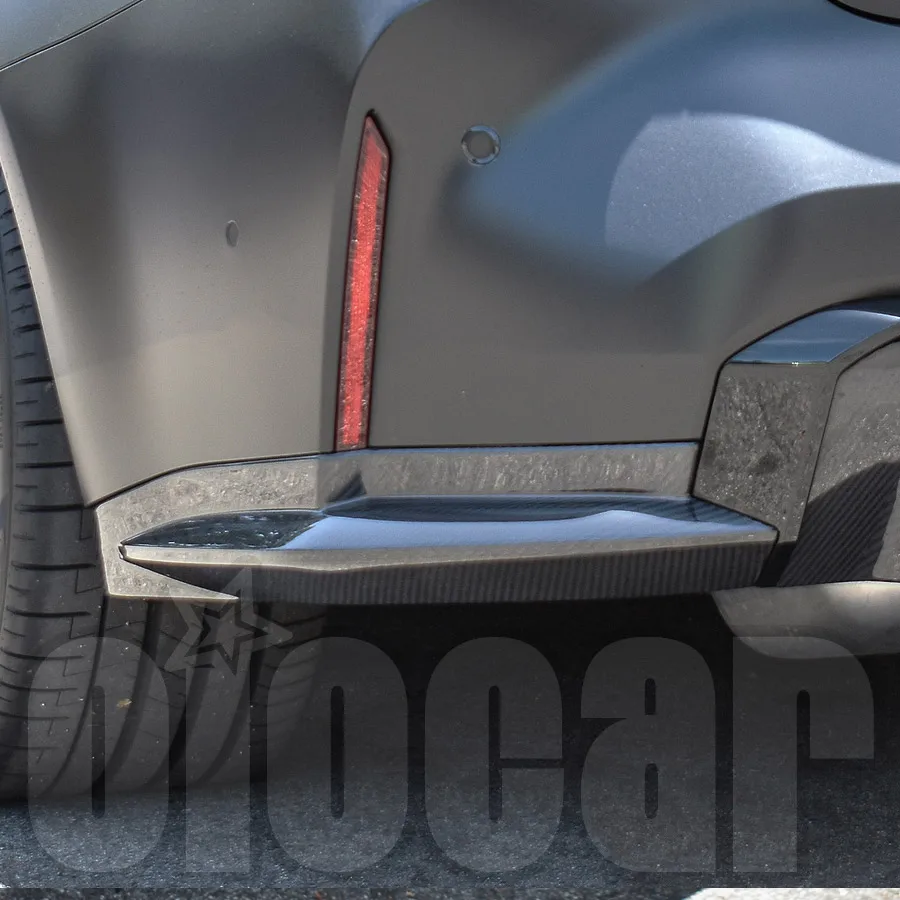 Oiomotors Боковой бампер заднего бампера из сухого углеродного волокна для