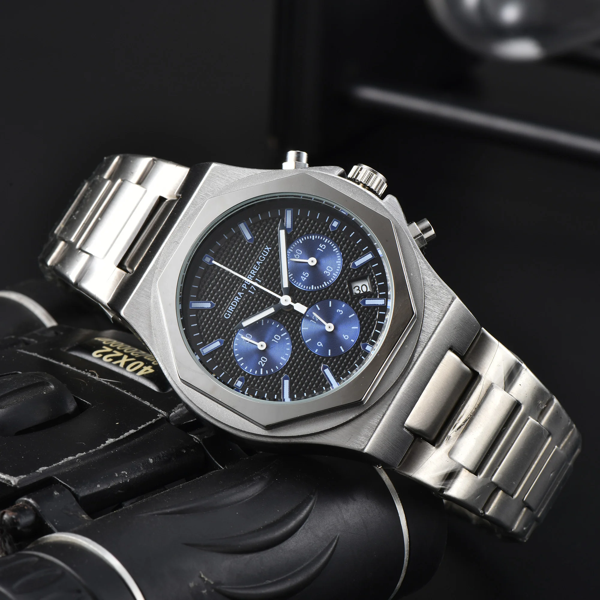 

GP Original Brand Watches For Men Luxury Daily Waterproof Steel Strap Automatic Date Quartz Movement Business AAA Clocks HotSale