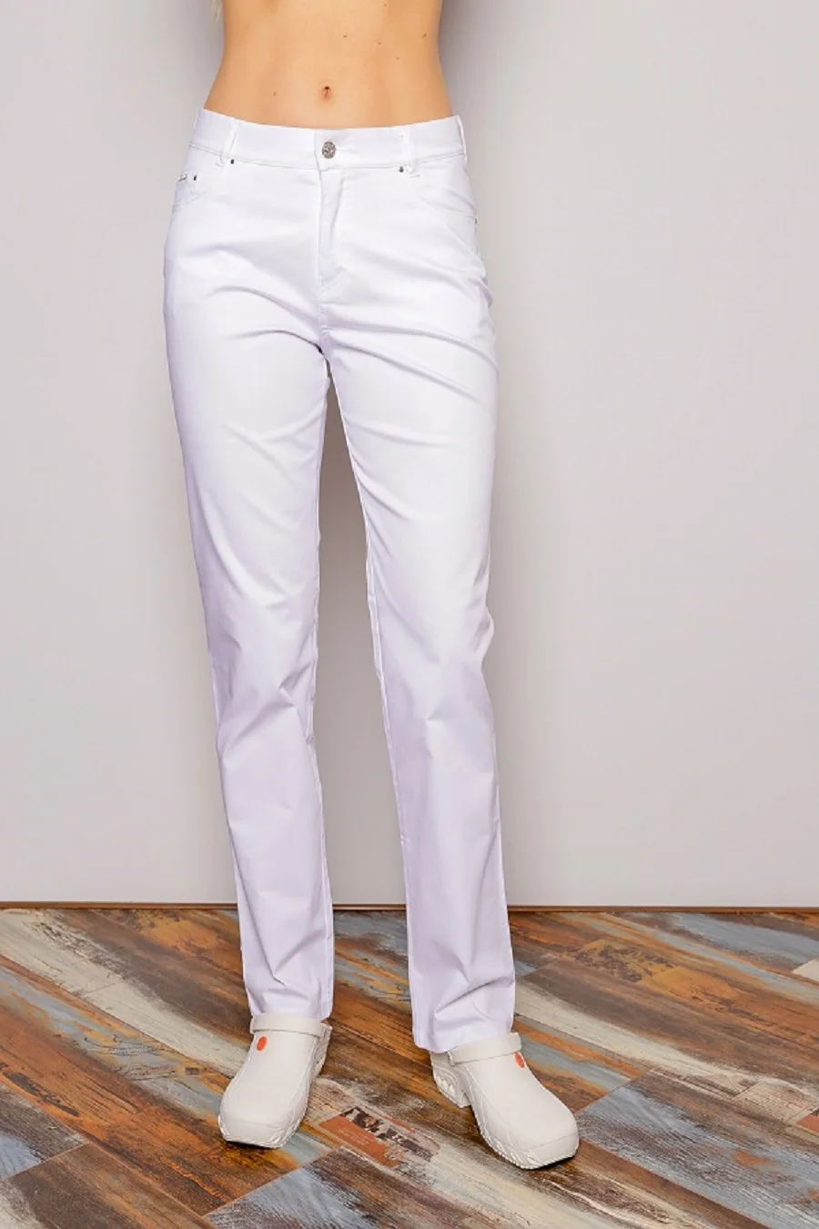 Брюки Белые Женские Летние Стрейч Купить