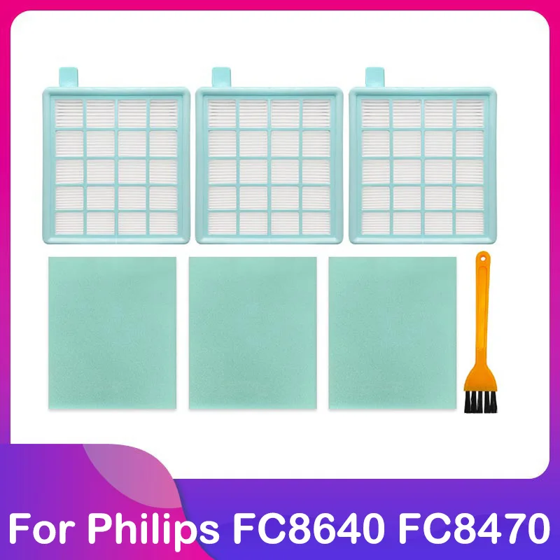 For Philips FC8470 FC8471 FC8475 FC8630 FC8645 Hoover Washable Hepa Filter Replacement Spare Part For Cleaner