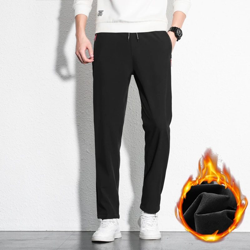 Мужские зимние джоггеры Huncher мужские брюки с флисовой подкладкой утепленные