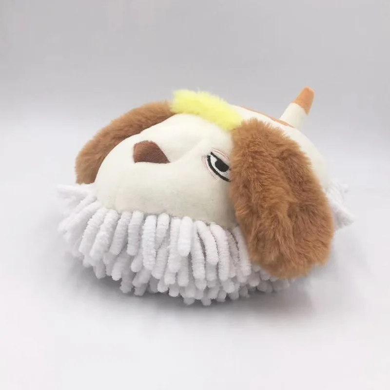 

Cartoon Mop Fleece Dog Plush Toy Desktop Dust Removal Stuffed Doll Mop Elephant Toy Christmas Gift for Kids Pillow Ornaments