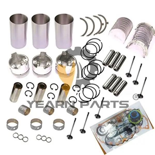 

YearnParts ® Yanmar Engine 3TNV88 Overhaul Rebuild Kit for GEHL Skid Steer SL3635 SL3840 3640E SL3935