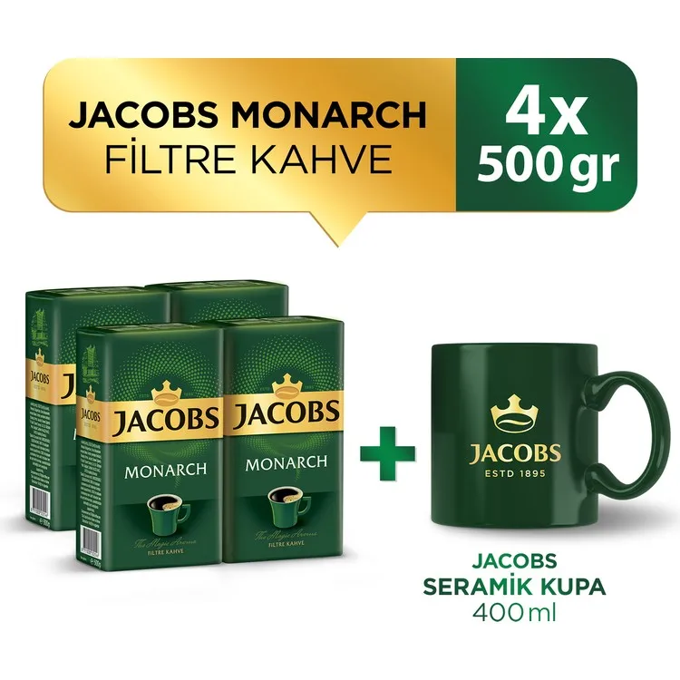Jacobs Монарх 500 г х 4 шт