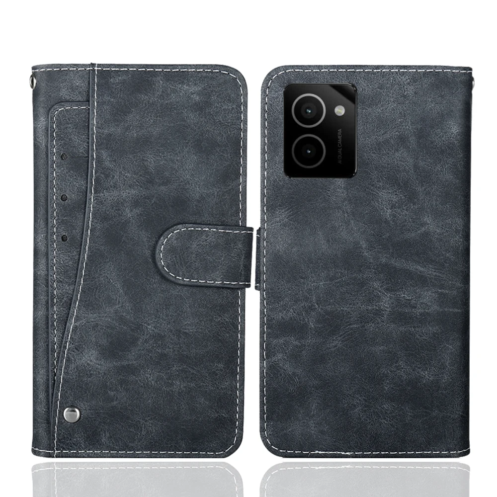 Кожаный чехол-кошелек HMD Vibe 6 56 &quot модный защитный чехол для телефона в винтажном