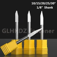 18 shank %c3%b8 0 3 1 2mm solid carbide engraving bit 1015202530 degree v shape round bottom router tool cnc cutter woodworking