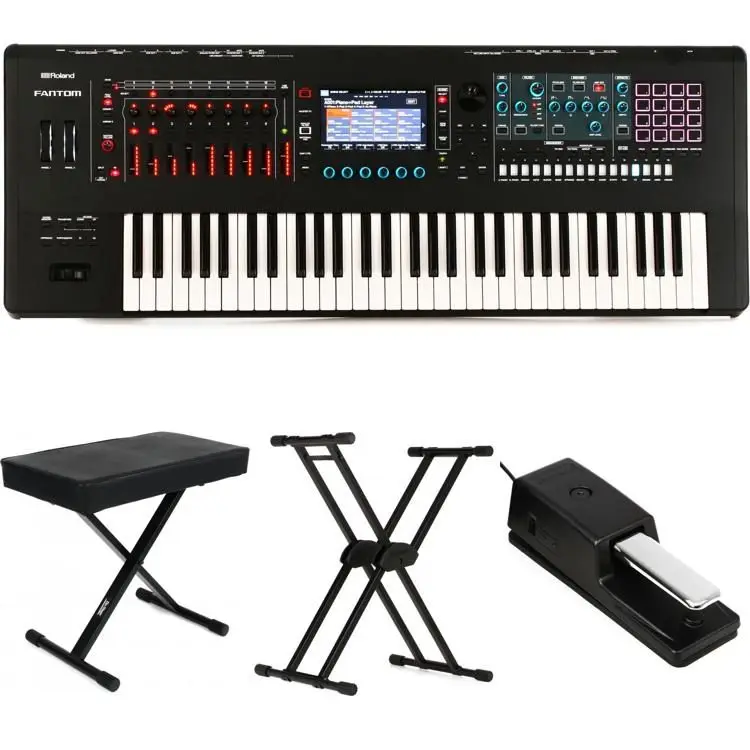 

Shipping Free Roland FANTOM-6 Music Workstation Keyboard