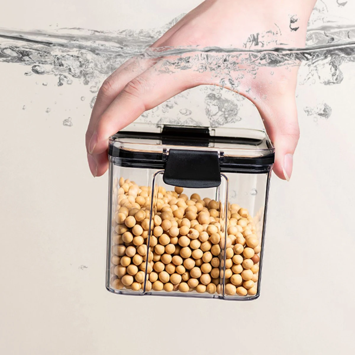 WMMO Прозрачные контейнеры для хранения зерновых Кухонный диспенсер организации