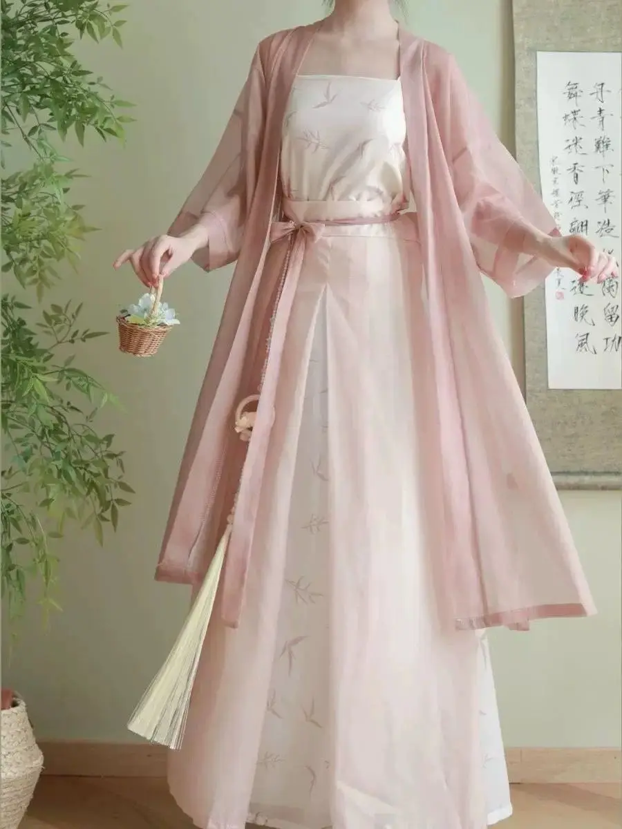 Китайское платье ханьфу большого размера 10XL современный и улучшенный тонкий
