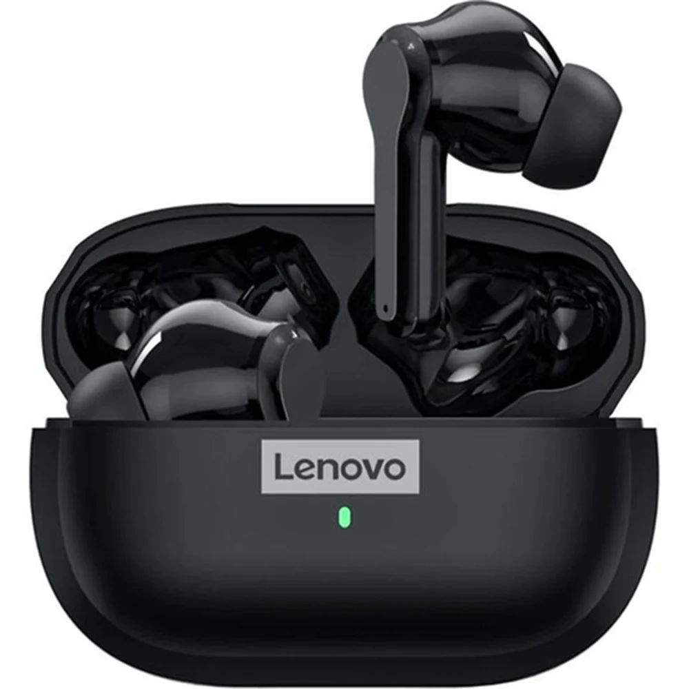 Беспроводная Bluetooth-гарнитура Lenovo LP1 LivePods TWS, оригинальная гарантия продукта, черный цвет