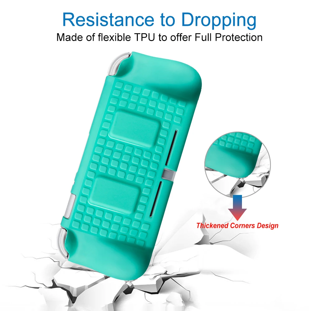 

Protective Case for Nintendo Switch Lite , Anti-Scratch Design,Switch Lite Cover with Comfortable Grip & Game Card Slots