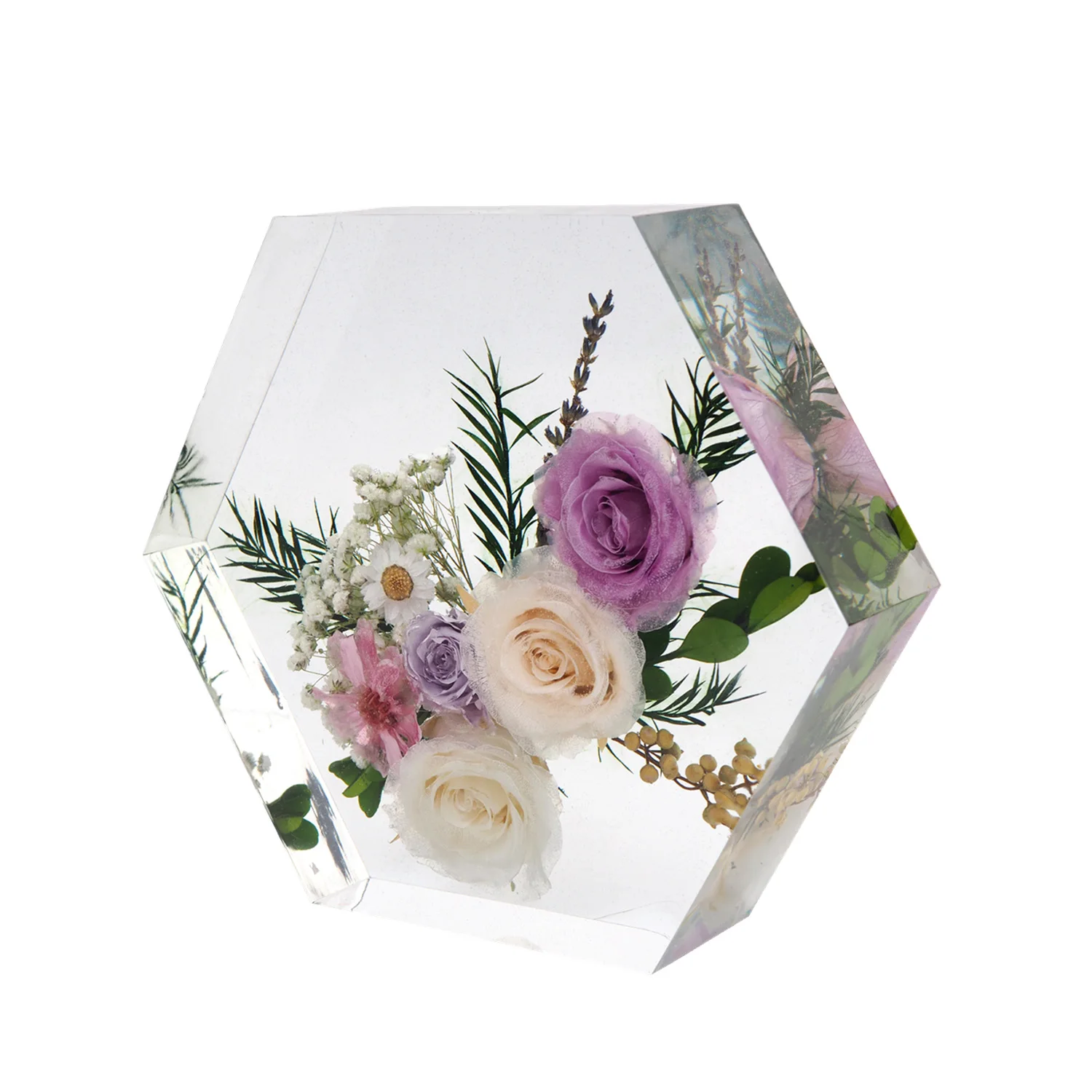 

1 pc Large Hexagon clear silicone mold DIY Resin Mold For Home Decor 10393350