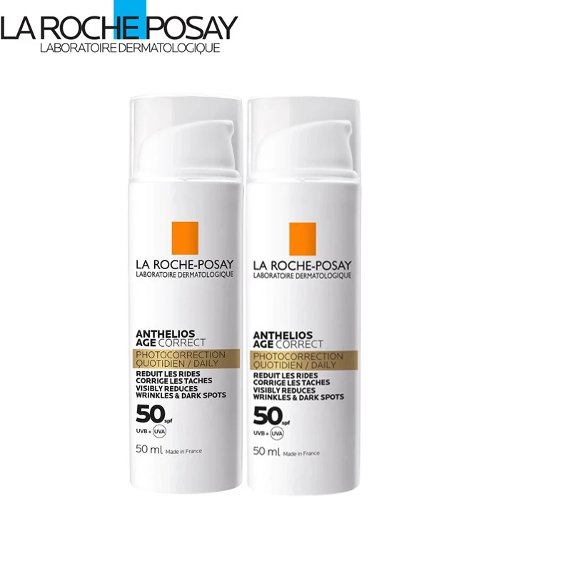 

2PCS La Roche Posay SPF50 Light Shield Sunscreen UV Isolation Repair of Light Damage Nourish Skin Spots and Anti Aging