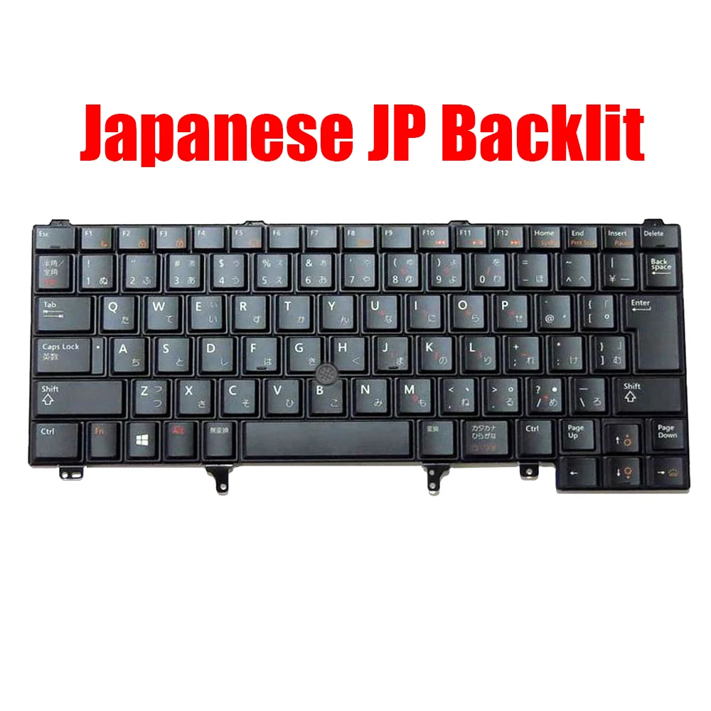 Японская Клавиатура JP с подсветкой для DELL Latitude E5420 E5420M E5430 E6220 E6230 E6320 E6330 E6420 E6430 E6430S E6440 08H56P