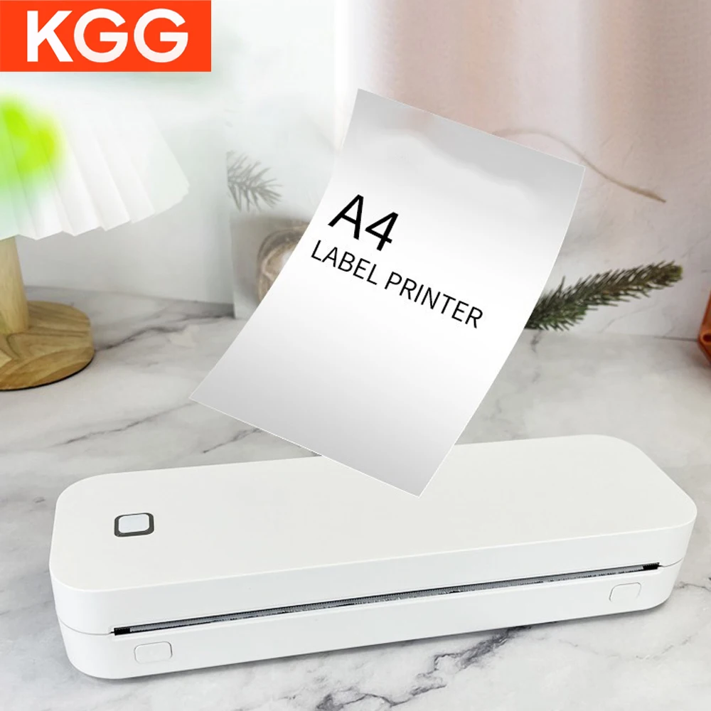 Карманный термопринтер A4 Bluetooth 203DPI для фотографий и документов