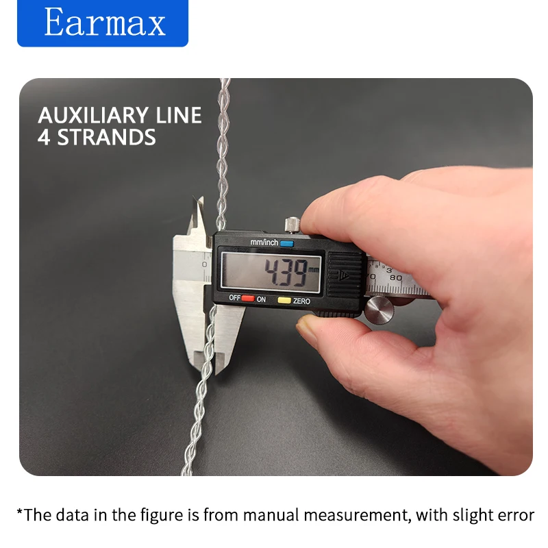 Серебристый 8-жильный аудио кабель 3 5 мм/6 35 мм для наушников Sennheiser HD58X HD660S2